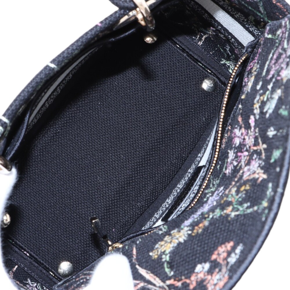Pre-Loved Dior Medium Embroidered Canvas Herbarium Lady D Lite - Picture 5 of 10